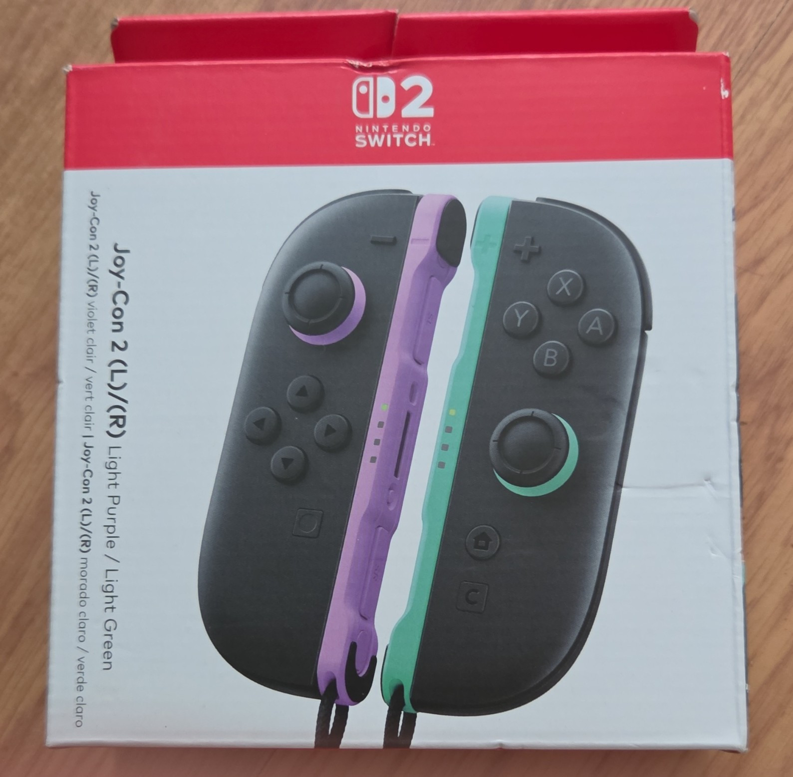 Nintendo Joy-Con 2 Wireless NFC Controller Set Black/Purple/Green Switch 2