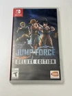 JUMP FORCE - Deluxe Edition - Nintendo Switch working, in case