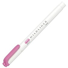 Zebra Mildliner WKT7-MFU Highlighter, Mild 1 Count Pack of 1 , fushsia