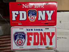 FDNY New York City Booster License Plate Fire Department (2)