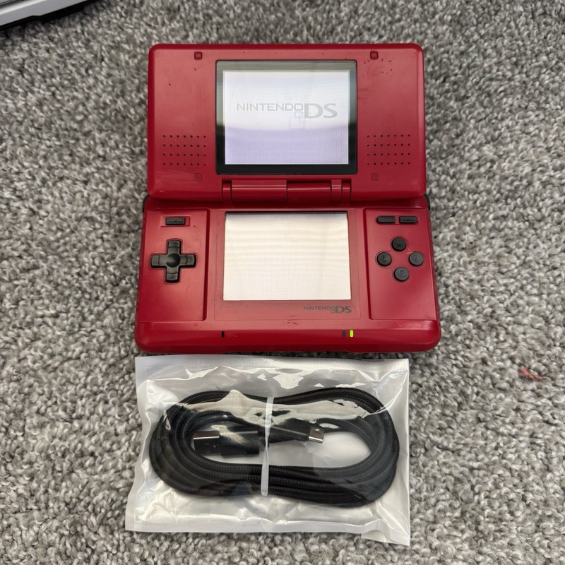 Nintendo DS With Pre Installed- Loopy Capture Card, Red, OEM Shell!