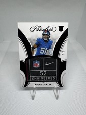 2025 Panini Flawless #DD-ACR Abdul Carter Debut Duals Laundry Tags #/2