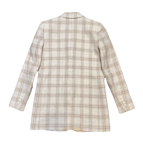 Giacca a quadri New Lafayette 148 New York Whitney Texture taglia:2 misto lana lino - Foto 8 di 21