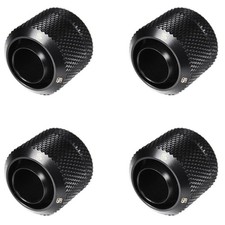 Barrow G1/4" to 3/8" ID, 1/2" OD Compression Fitting for Soft Tubing, Black, ...