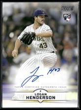 2025 Stadium Club #SCBA-LH Logan Henderson Base Autographs