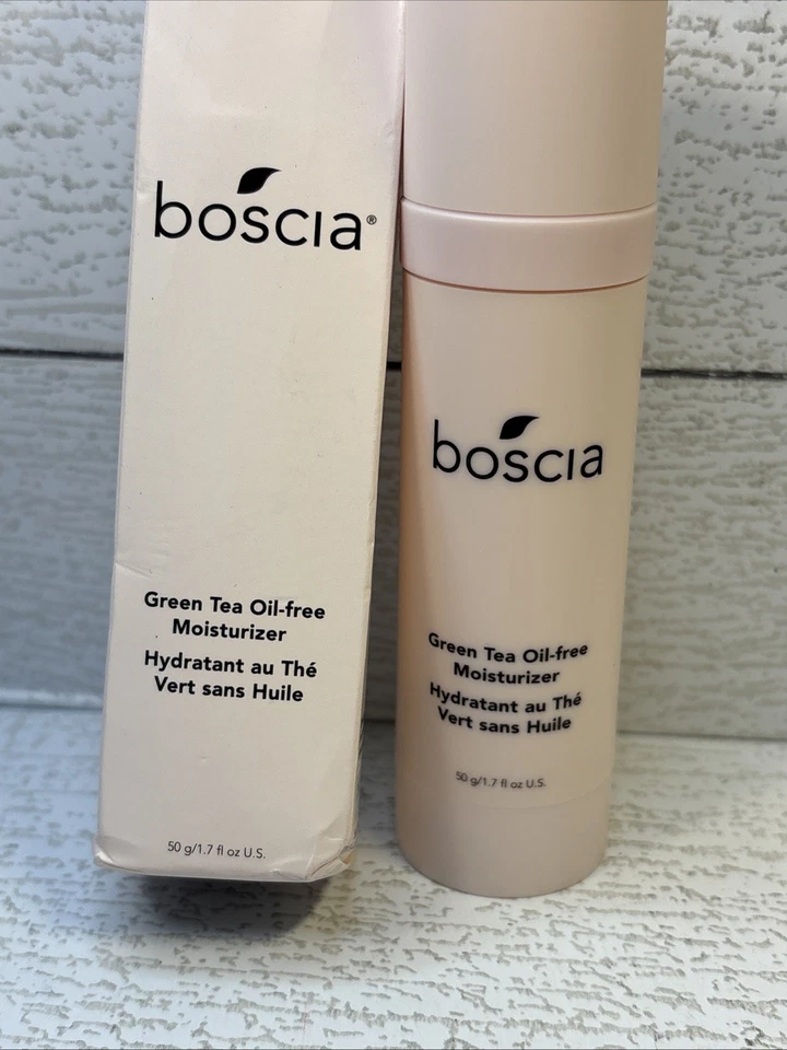 Crema hidratante sin aceite para té verde Boscia - 1,7 oz/50 g nueva en caja caducidad 17/07/27 caja dañada Foto 2 de 3