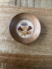 Vintage Handmade MINI Framed Pressed Dried Flowers Switzerland 16020