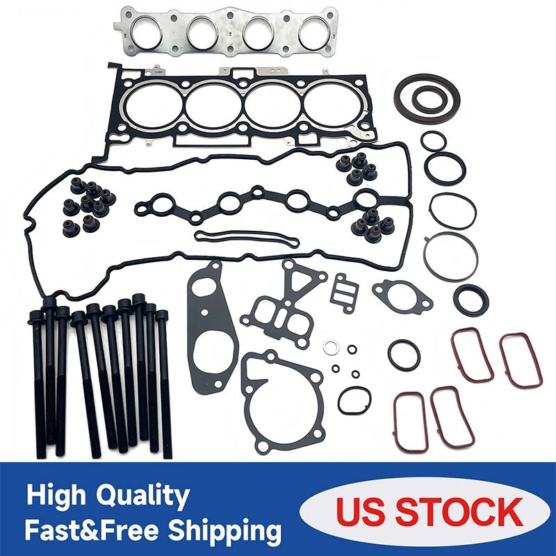 For Hyundai Genesis Coupe KIA Optima 2.0T G4KF Cylinder Head Gasket Set w/ Bolts