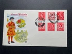 GB 1969 4d vermillion-All six regions on 1 unaddressed First Day Cover Cat £30