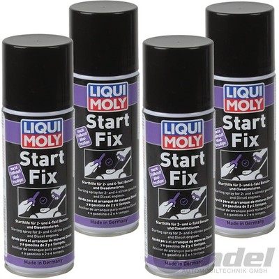 4x 200ml LIQUI MOLY START FIX STARTHILFESPRAY STARTPILOT BENZIN DIESEL STARTER