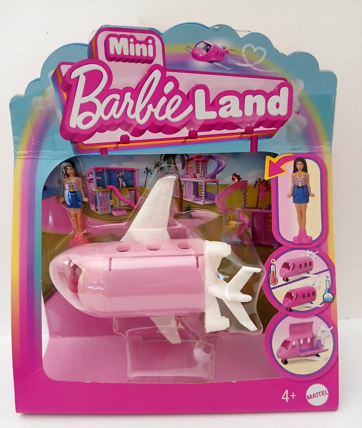 Barbie Mini BarbieLand - Set mini Aereo dei Sogni e bambola Playset