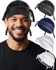 Wave Cap for Men Women Silky Elastic Satin Dorag, Maximum Wave Formation, Ultra-