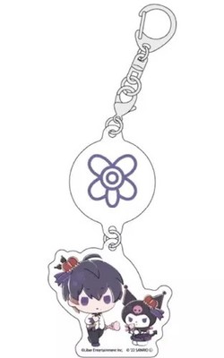 Keychain 02. Masumi Usui x Kuromi linked acrylic keychain ''A3! x Sanrio