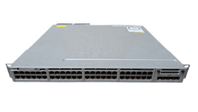 Cisco WS-C3850-48P-L 48 Port Gigabit PoE+ Switch w/ NM-2-10G Network Module