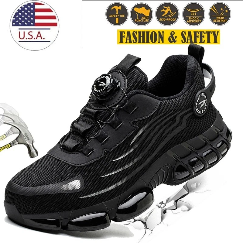 Indestructible Mens Work Shoes Steel Toe Shoes Lightweight Sneakers Safety Boots
Opens in a new wind