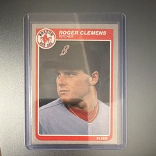 Fleer 1985 Roger Clemens #155 Boston Red Sox MLB Base Set Baseball Card