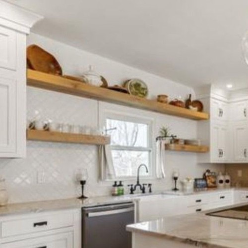 Antique 1800s Barnwood Kitchen Shelves Wood Shelving from Tom T Hall's Farmhouse
