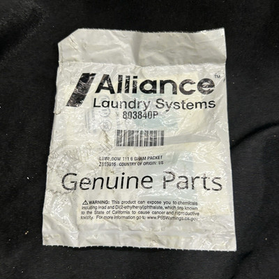 Alliance Laundry Systems 803840P Dow 111 Lubricant 6g Packet Genuine (2 Pack)