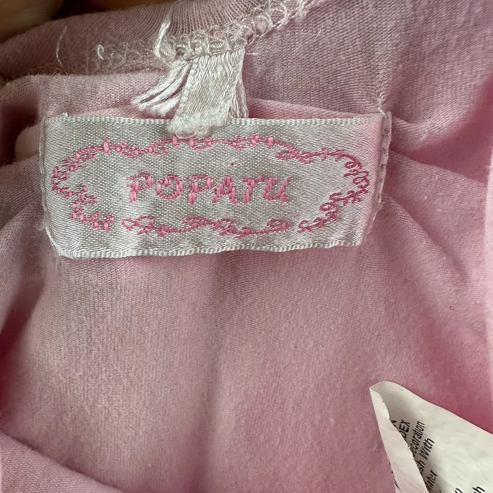 Popatu Tutu Dress Girls M Pink Sleeveless - Image 2 of 4