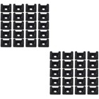2 Pack Kabelbindersockel Kabelschelle Drahthalter Kabelhalterclip