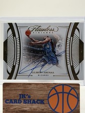 2023-24 Panini Flawless Gilbert Arenas Flawless Finishes Gold Auto /10 #FF-GBA