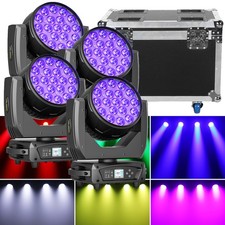19x20W LED Zoom Moving Head Stage Light RGBW DMX Beam DJ Wash Lighting
