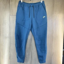 Nike Sportswear Men's Tech Fleece Brushed Jogger Pants Blue Size XL DD4804-476