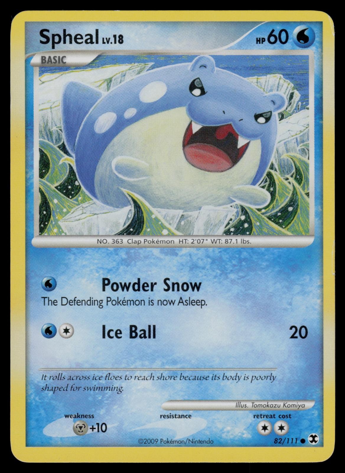 Spheal 82/111 Common Rising Rivals Pokemon Lightly Played
