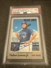 2019 Topps Heritage - Real One Auto Blue Jersey Vladimir Guerrero Jr PSA 9 RC