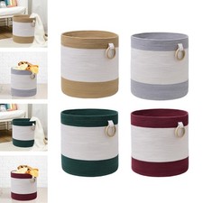 Cesto portaoggetti in corda di cotone, cesto per la biancheria, regalo per