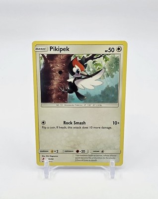 Pikipek Common Pokémon TCG Lycanroc & Alolan Raichu 15/30