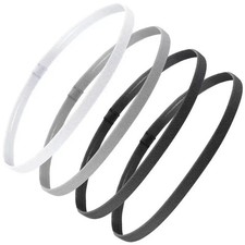 5/10/20/30Pcs Sports Thin Headband Non-Slip Elastic Women Men Yoga Hair Bands S