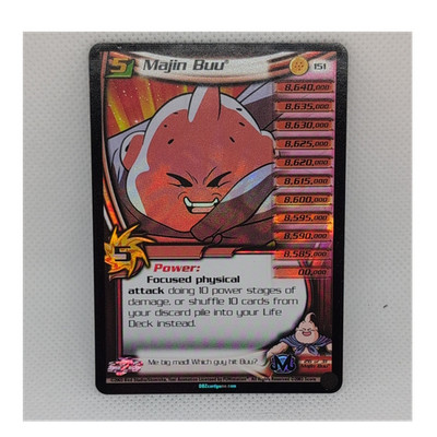 Score Dragon Ball Z TCG Majin Buu 151 Limited Edition Holo 2003 Collectible Card