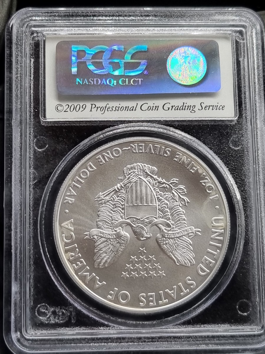 2009 American Silver Eagle 1$ PCGS Limited Edition CHRISTMAS