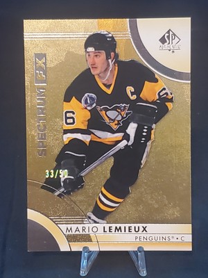 Mario Lemieux 2023-24 SP Authentic Spectrum FX GOLD  Bounty #/50 Penguins S-97