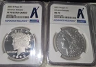 2023 S Peace and 2023 Morgan Silver Dollar NGC Ultra Camo  PF70 Advance Release