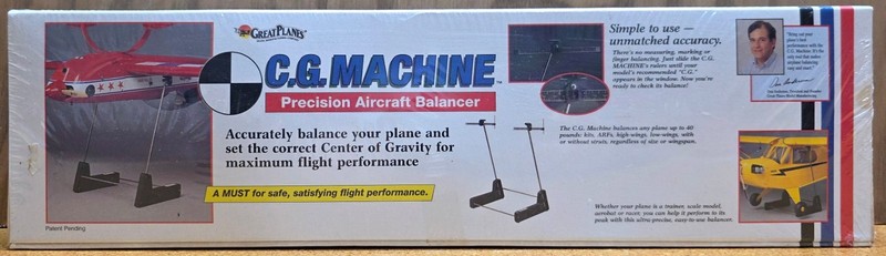 Great Planes C.G. Machine Precision Aircraft Balancer, New in Sealed Box
