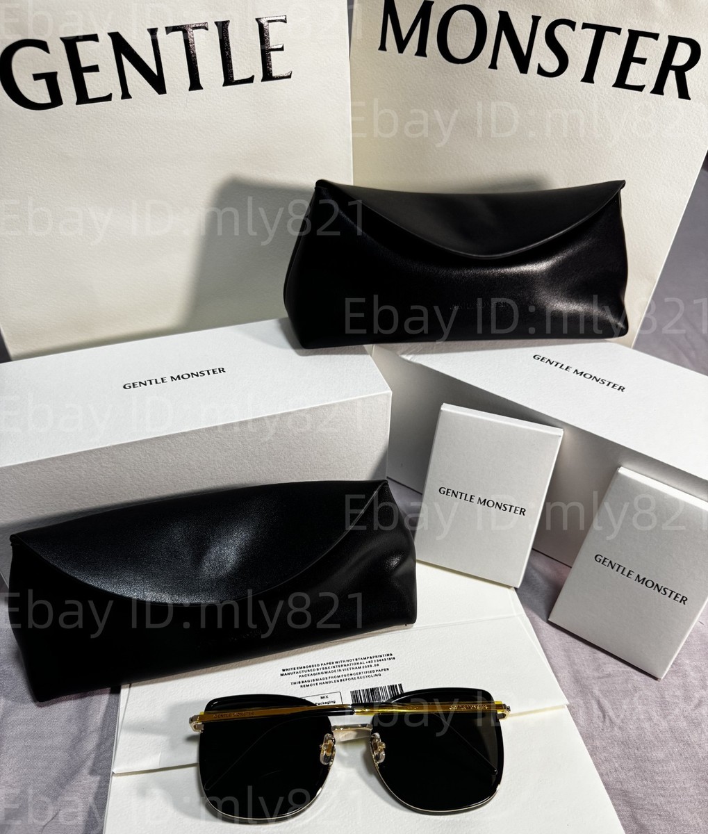 GentleMonster Sunglasses Bi Bi 01 Black Frame Black Lenses | eBay
