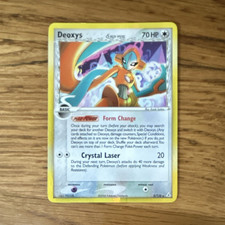 Pokémon Deoxys EX Holon Phantoms 5/110 70 HP Crystal Laser Form Change Card