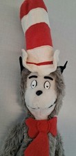 Vintage 24"Dr. Seuss Cat in the Hat Plush 1979 Eden Toys Fluffy Stuffed Toy