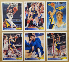 1992-93 Upper Deck Lot of 6 Indiana Pacers, Reggie Miller, Rik Smits, Dale Davis