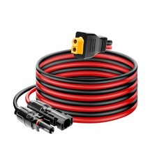 Solar Panel Connector to XT60 Connector Cable 5FT, 10AWG Solar to XT60 Charge...
