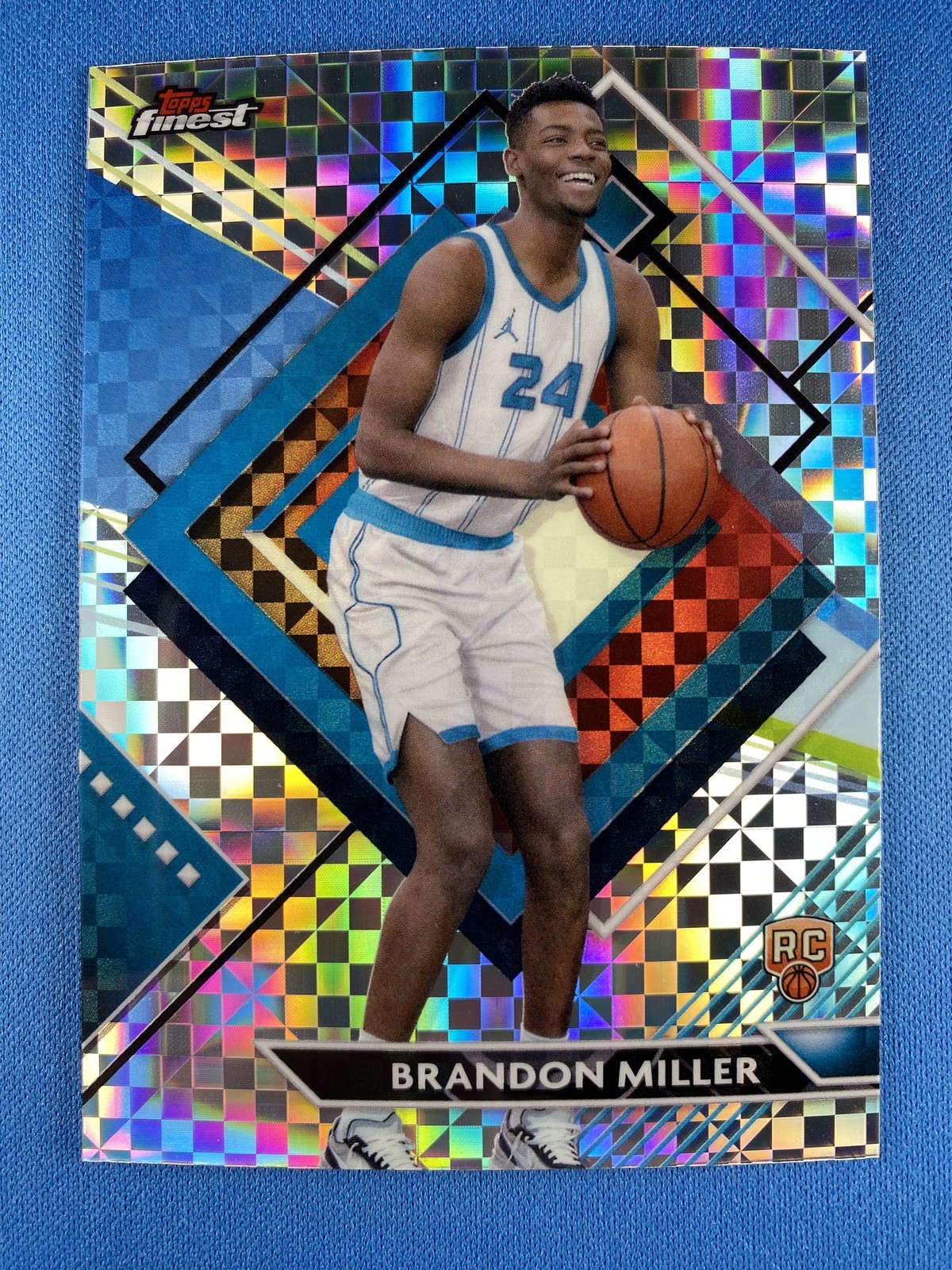 Brandon Miller 2023-24 Finest #272 Checkerboard Rookie Charlotte Hornets