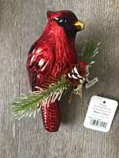 RAZ Imports Cardinal Ornament