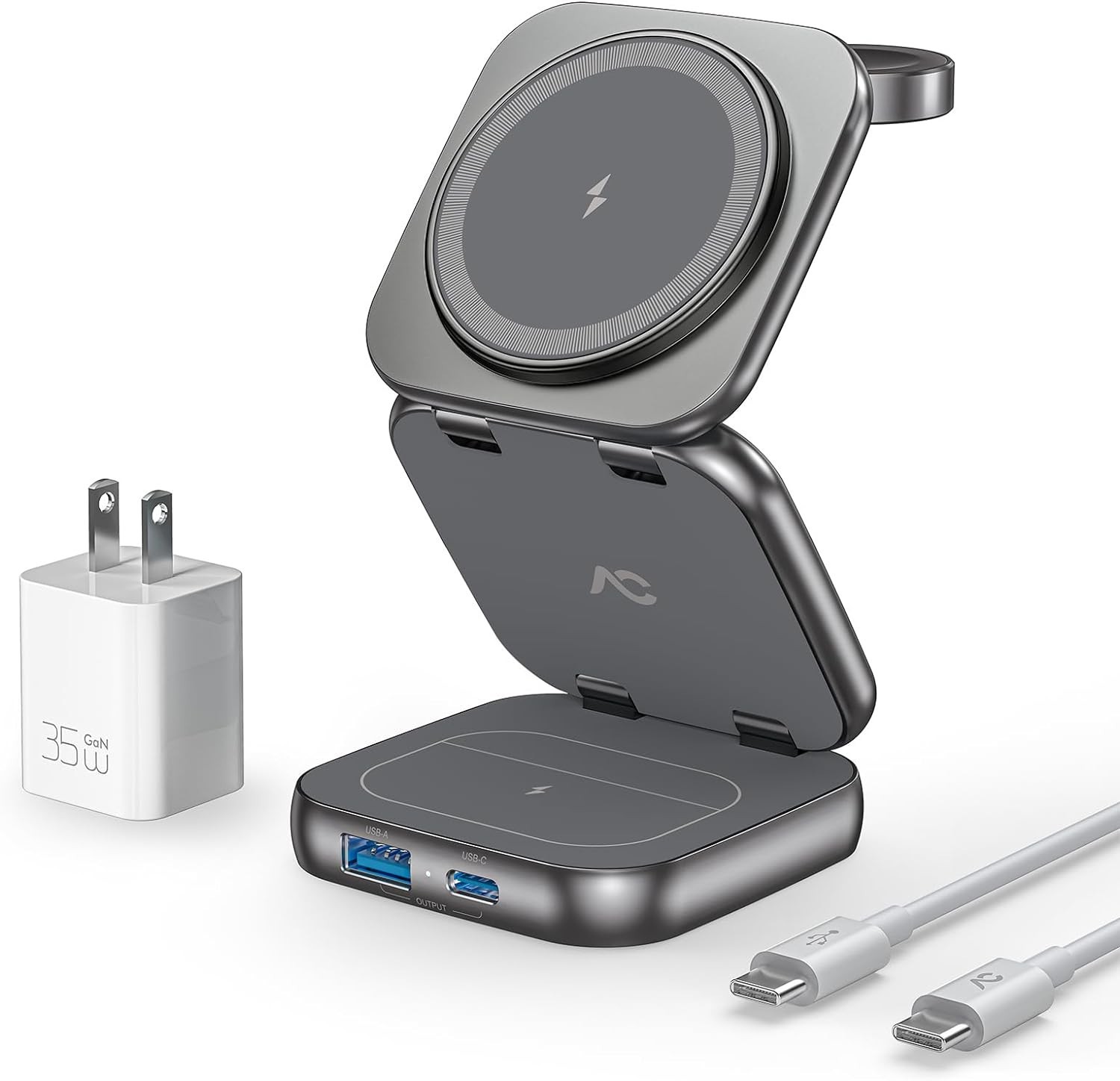 5-in-1 Portable MagSafe Wireless Charger