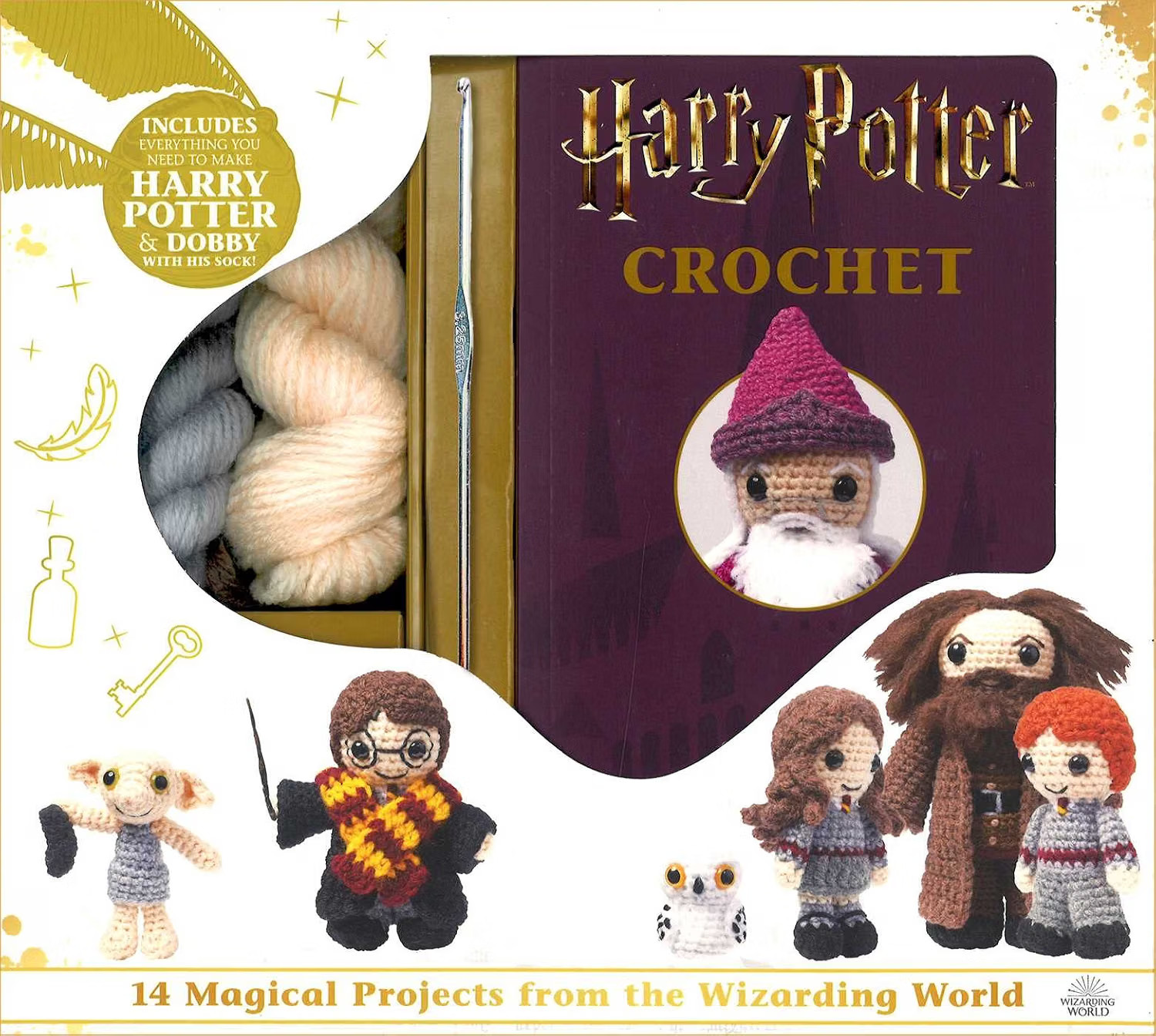 Harry Potter Crochet - Harry Potter and Dobby Amigurumi - Yar... - 9781684128877 - Image 6