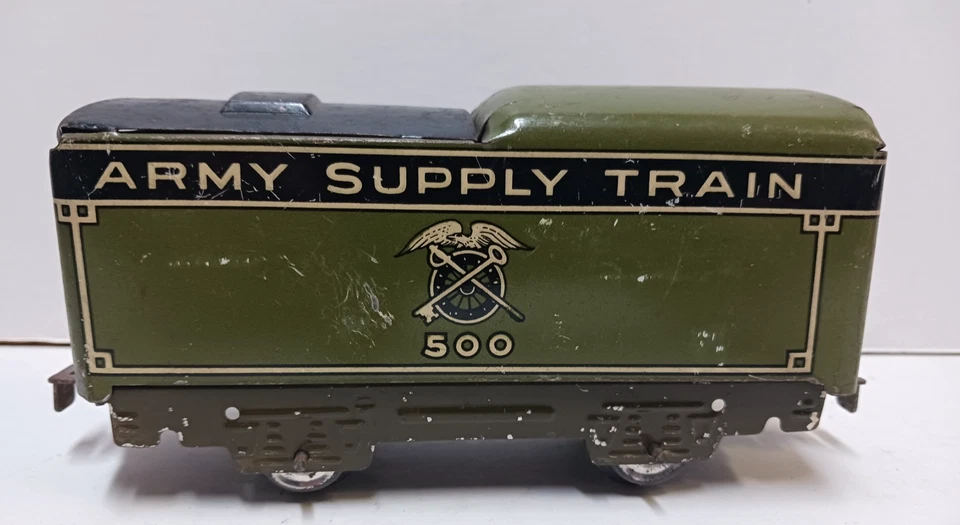 MARX ARMY SUPPLY TRAIN #500 TENDER C4 - Image 3 of 4