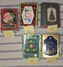 Lot Of 141 Assorted Christmas Holiday Cards With Envelopes New