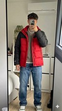 Champion Herren Steppjacke Rot/Schwarz Gr.S S...