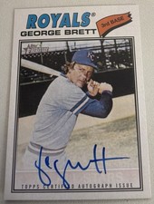 2026 Topps Heritage GEORGE BRETT On Card Auto RDA 77ROGB